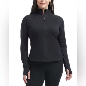 Danskin Full Zip Yoga Jacket Thumbholes NWT